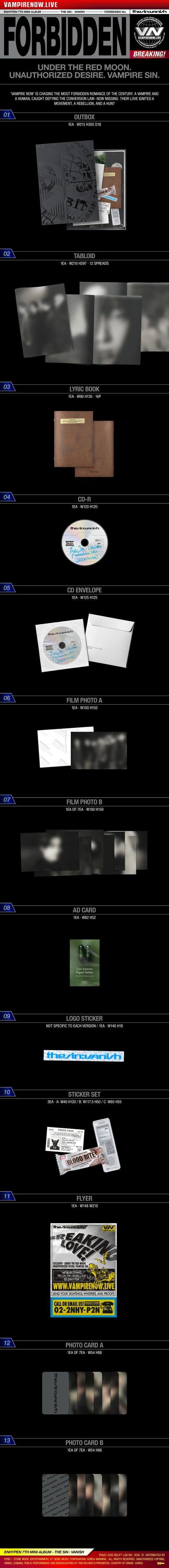 ENHYPEN - THE SIN : VANISH Album