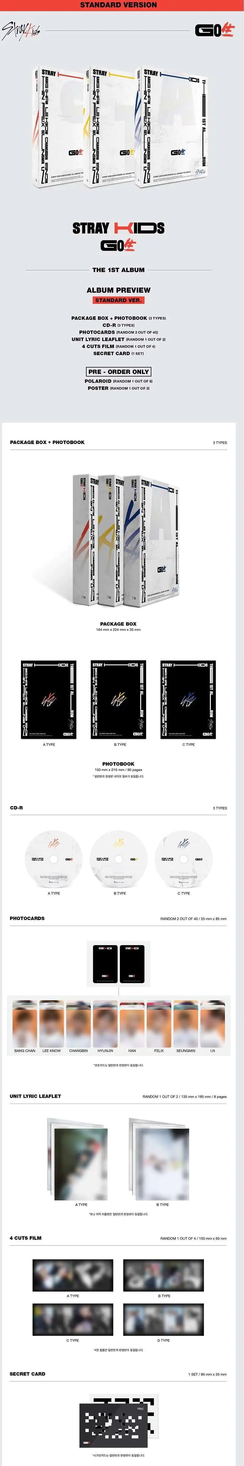 Stray Kids - 1st Album GO LIVE