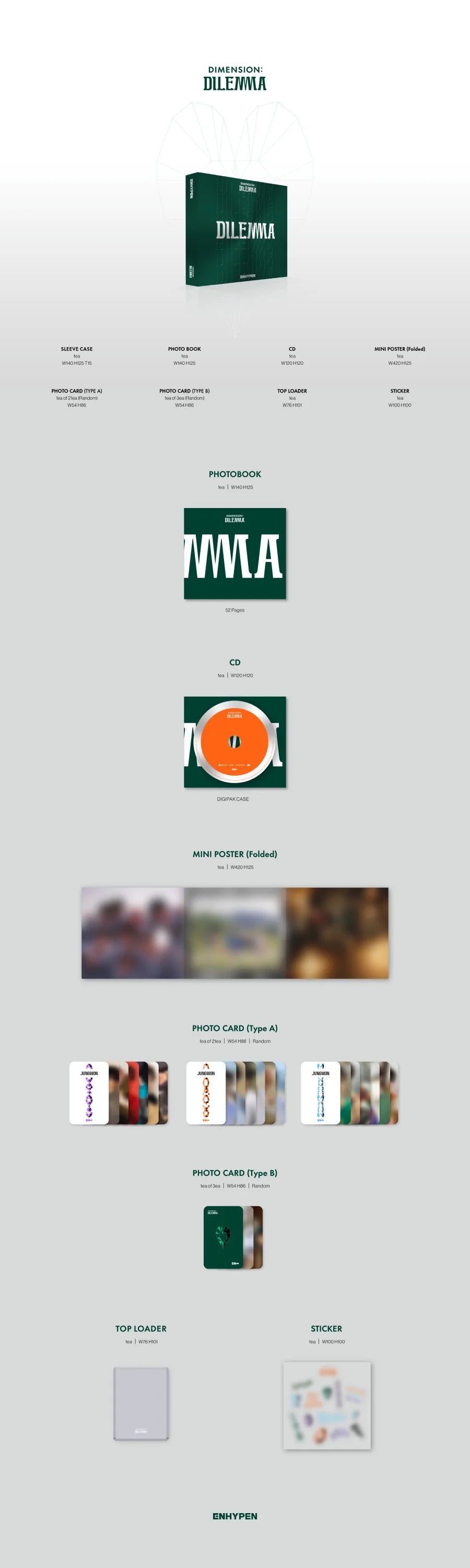 Enhypen - Dimension: Dilemma Album Essentials Version