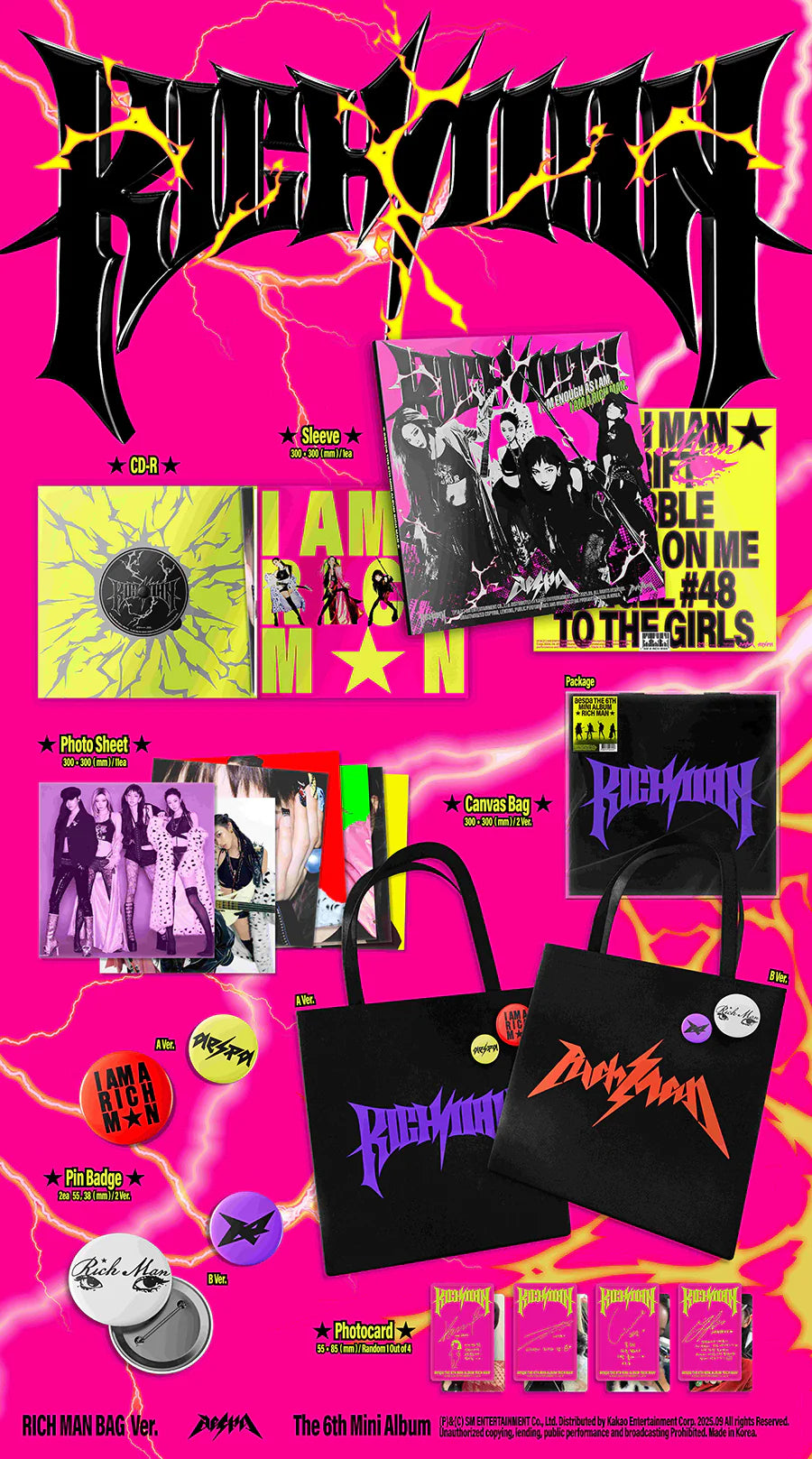 Aespa - Rich Man Album [Rich Man Bag Version]