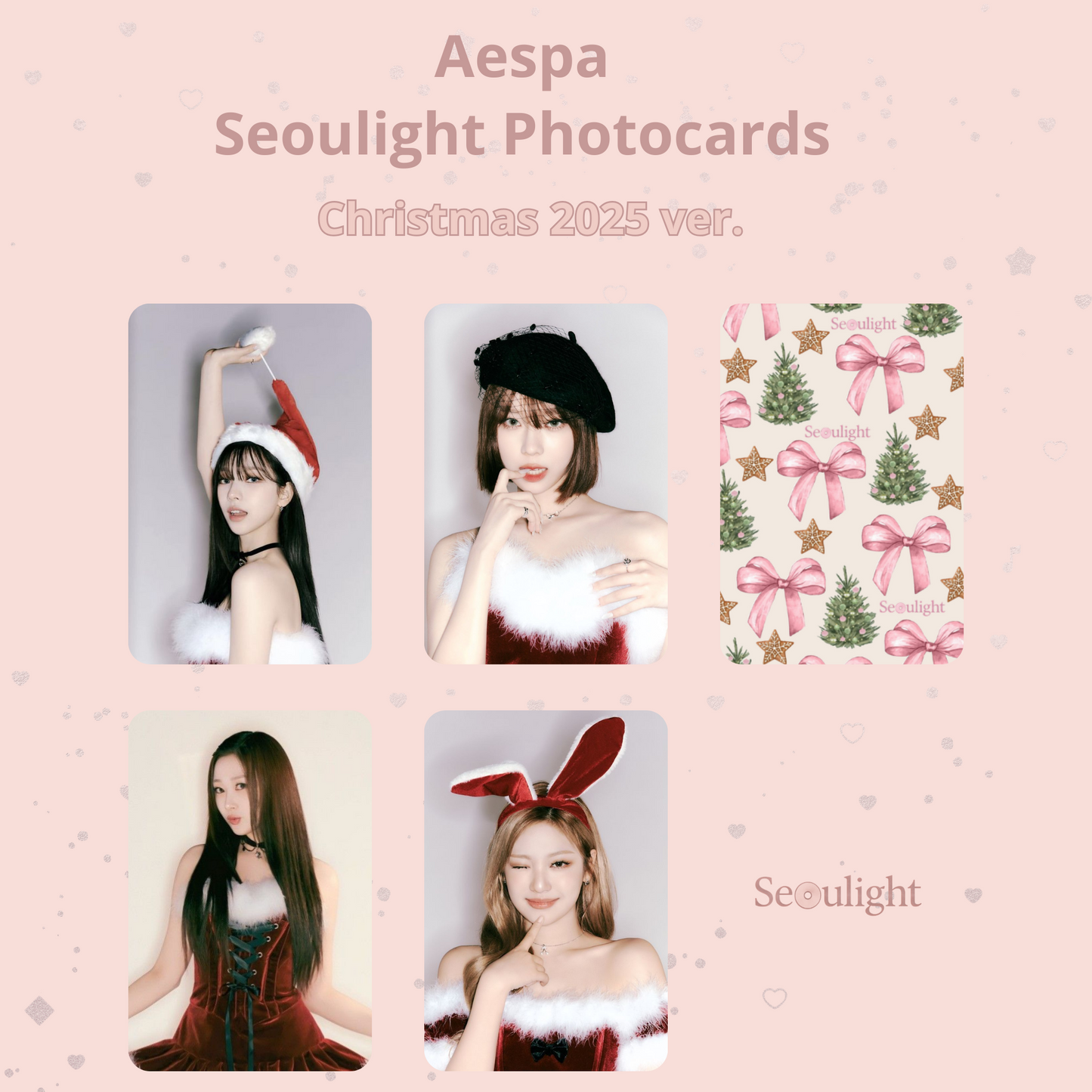 [PREORDER] AESPA SEOULIGHT PHOTOCARDS (christmas ver)