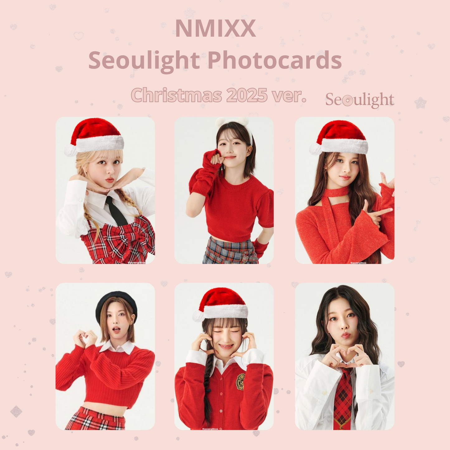 [PREORDER] NMIXX SEOULIGHT PHOTOCARDS (christmas ver)