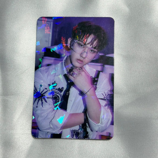 Changbin Christmas Evel Glitter Photocard