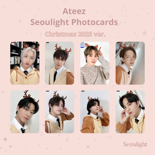 [PREORDER] Ateez SEOULIGHT PHOTOCARDS (christmas ver)