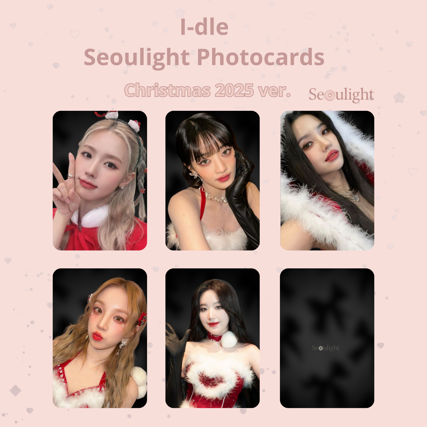 [PREORDER] I-dle SEOULIGHT PHOTOCARDS (christmas ver)
