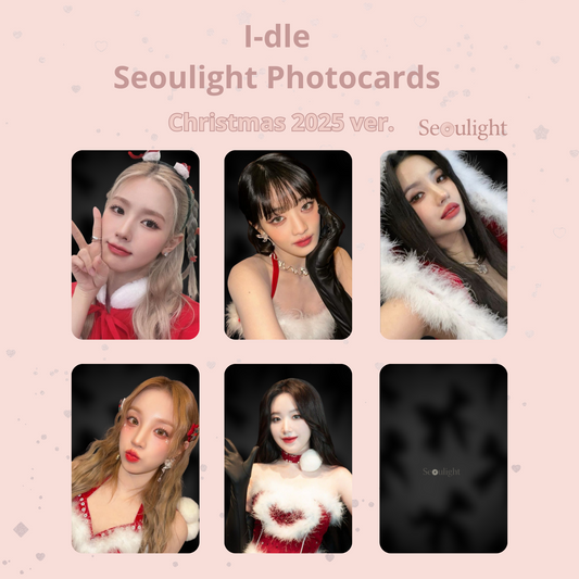 [PREORDER] I-dle SEOULIGHT PHOTOCARDS (christmas ver)