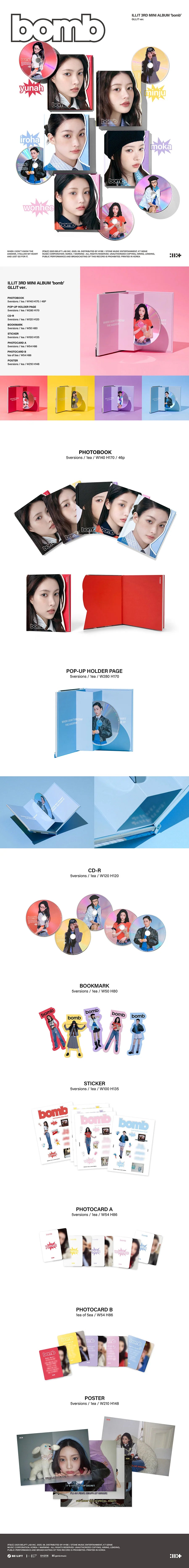 ILLIT - Bomb Album [GILLIT Ver.]