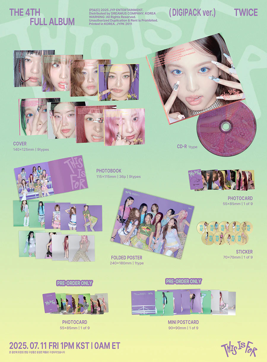 Twice - This Is For Album [Digipack Version]