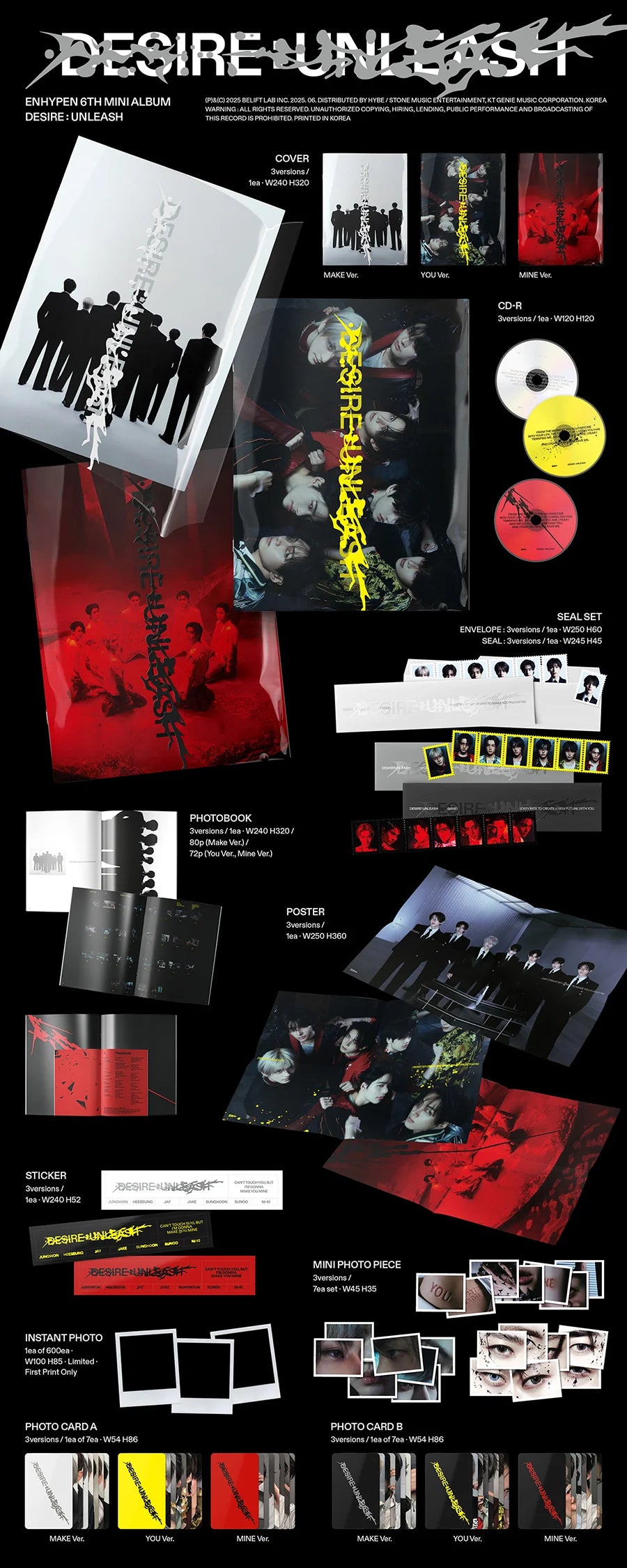 Enhypen - Desire: Unleash Album Photobook Version