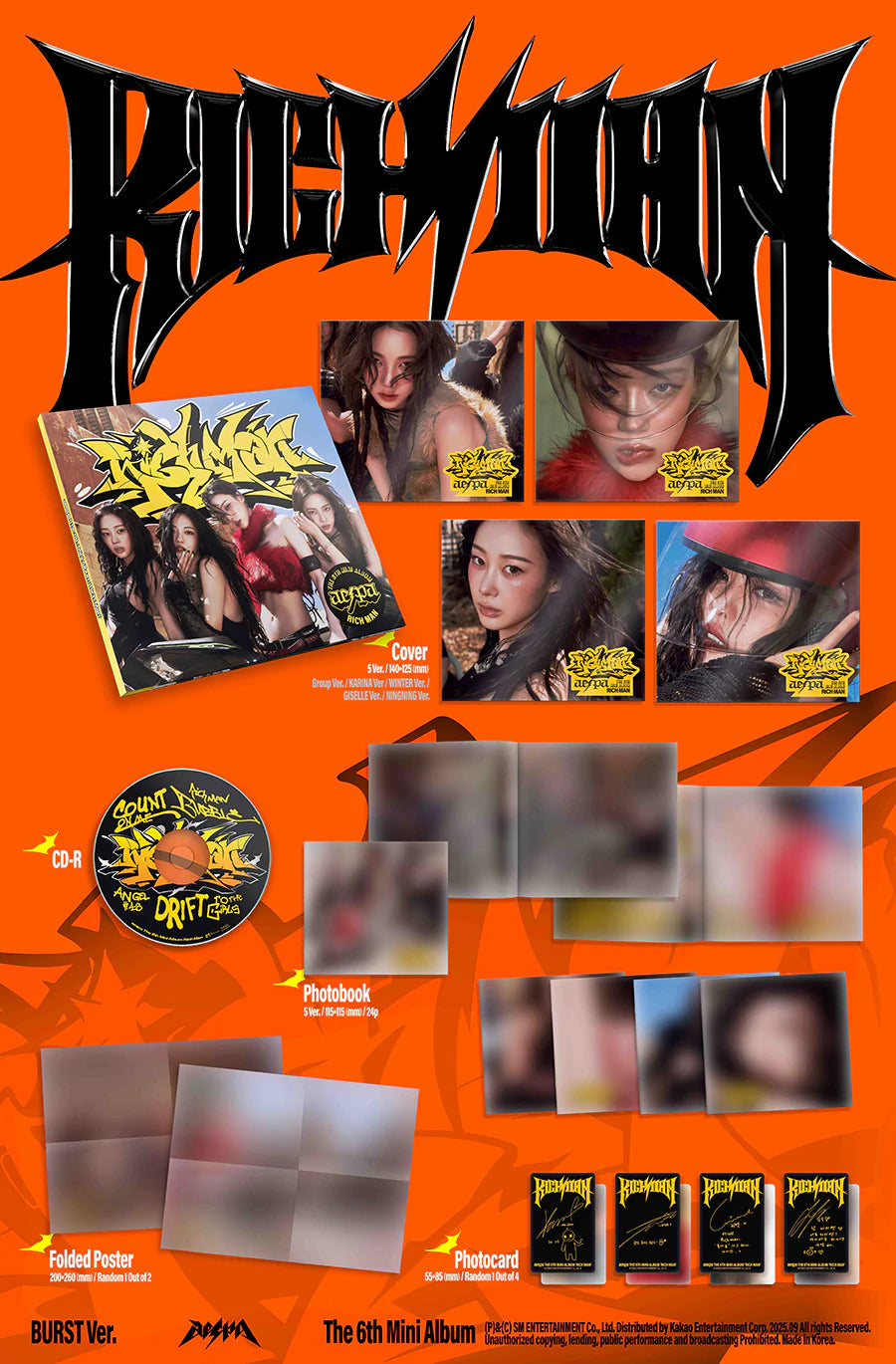 Aespa - Rich Man Album [Burst Version]