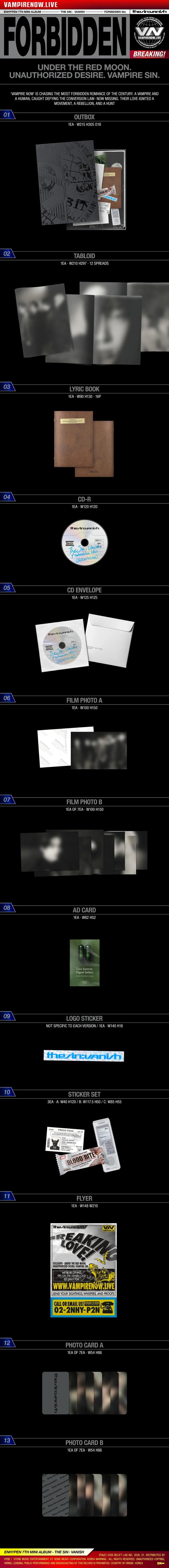 ENHYPEN - THE SIN : VANISH Album