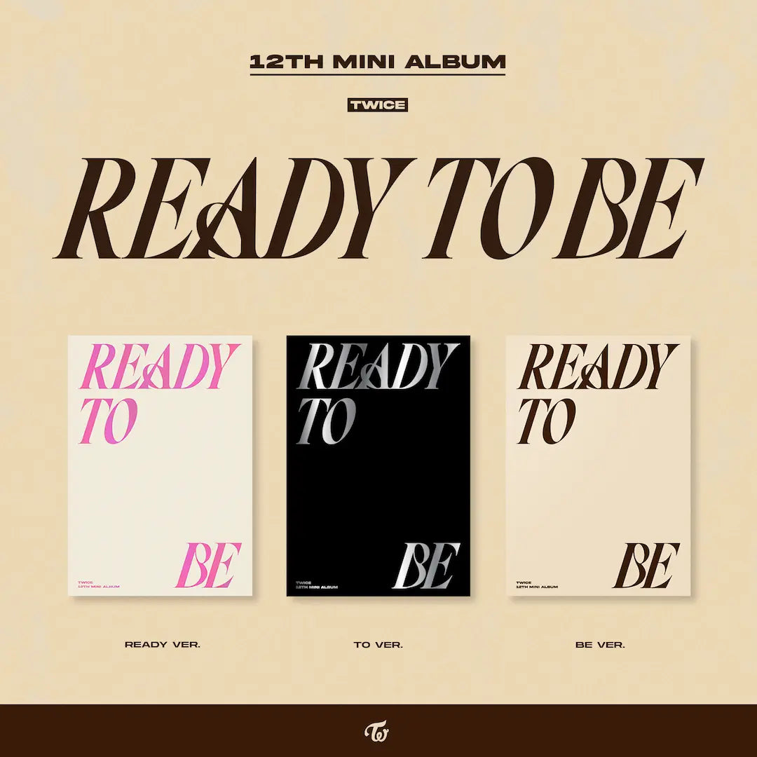 TWICE 12th Mini Album - Ready To Be Album