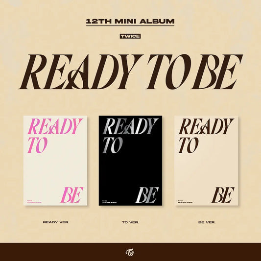 TWICE 12th Mini Album - Ready To Be Album