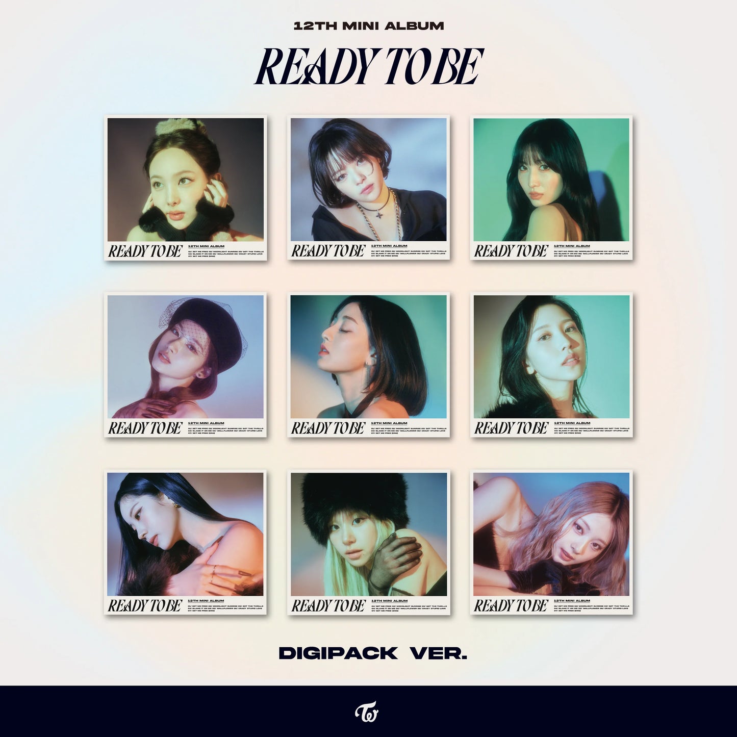 TWICE 12th Mini Album - Ready To Be - Digipack Ver.