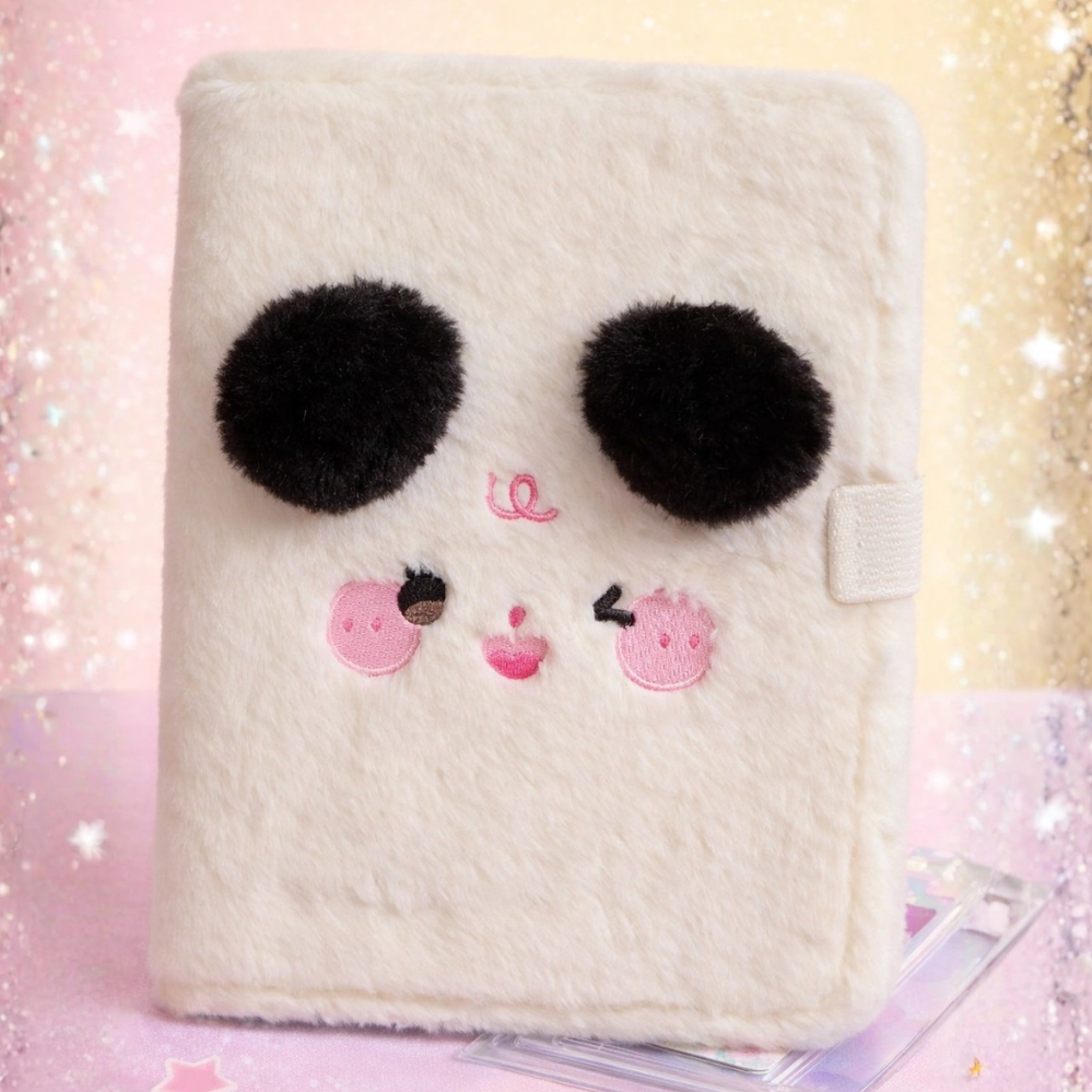 [PREORDER] A5 Plush Panda Binder