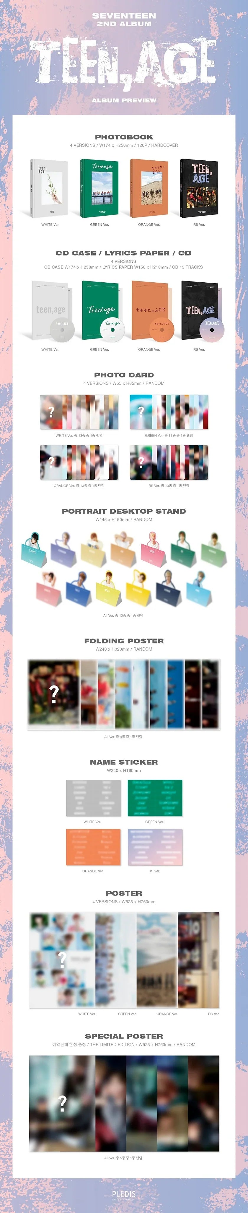 Seventeen - Teen,Age Album