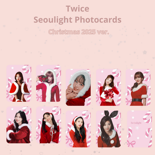 [PREORDER] TWICE SEOULIGHT PHOTOCARDS (christmas ver)