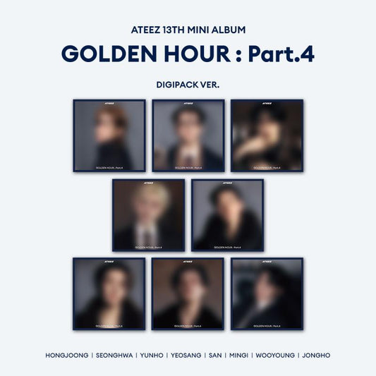 [PREORDER/APPLE MUSIC] ATEEZ - GOLDEN HOUR : Part.4 digipack ver.
