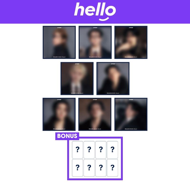 [PREORDER/HELLOLIVE] ATEEZ - GOLDEN HOUR : Part.4 digipack ver.