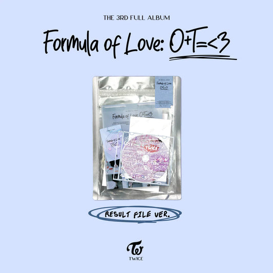 TWICE 3rd Full Album - Formula of Love (Result File. Ver)